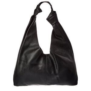 Chiara Ferretti Leather Shoulder Bag, Black